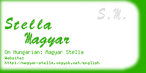 stella magyar business card